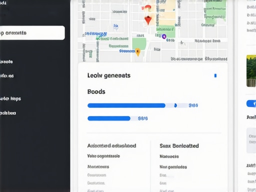 Google Maps leads dashboard screenshot