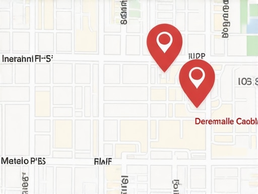 Local business map pack ranking illustration